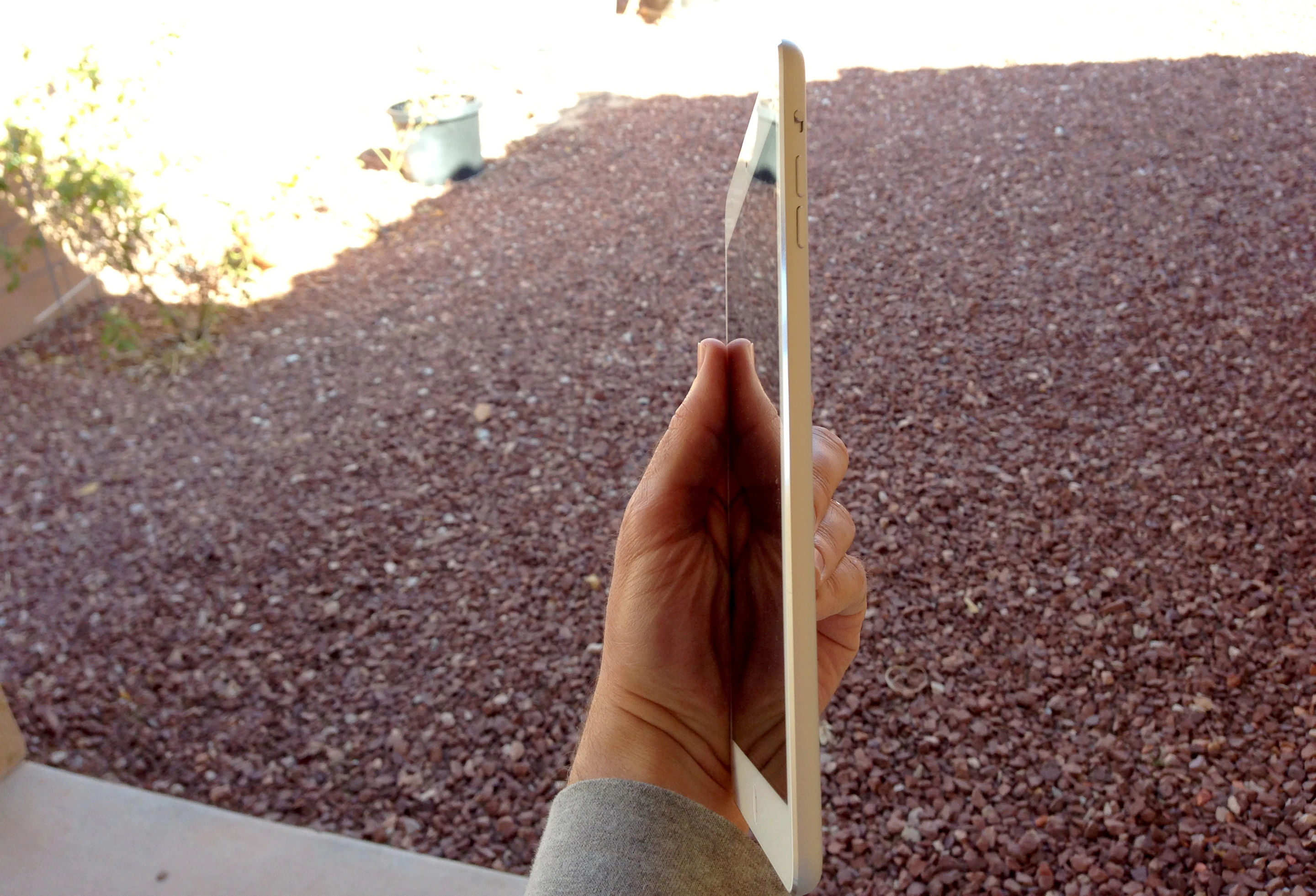 The iPad mini is just 7.2 mm thick