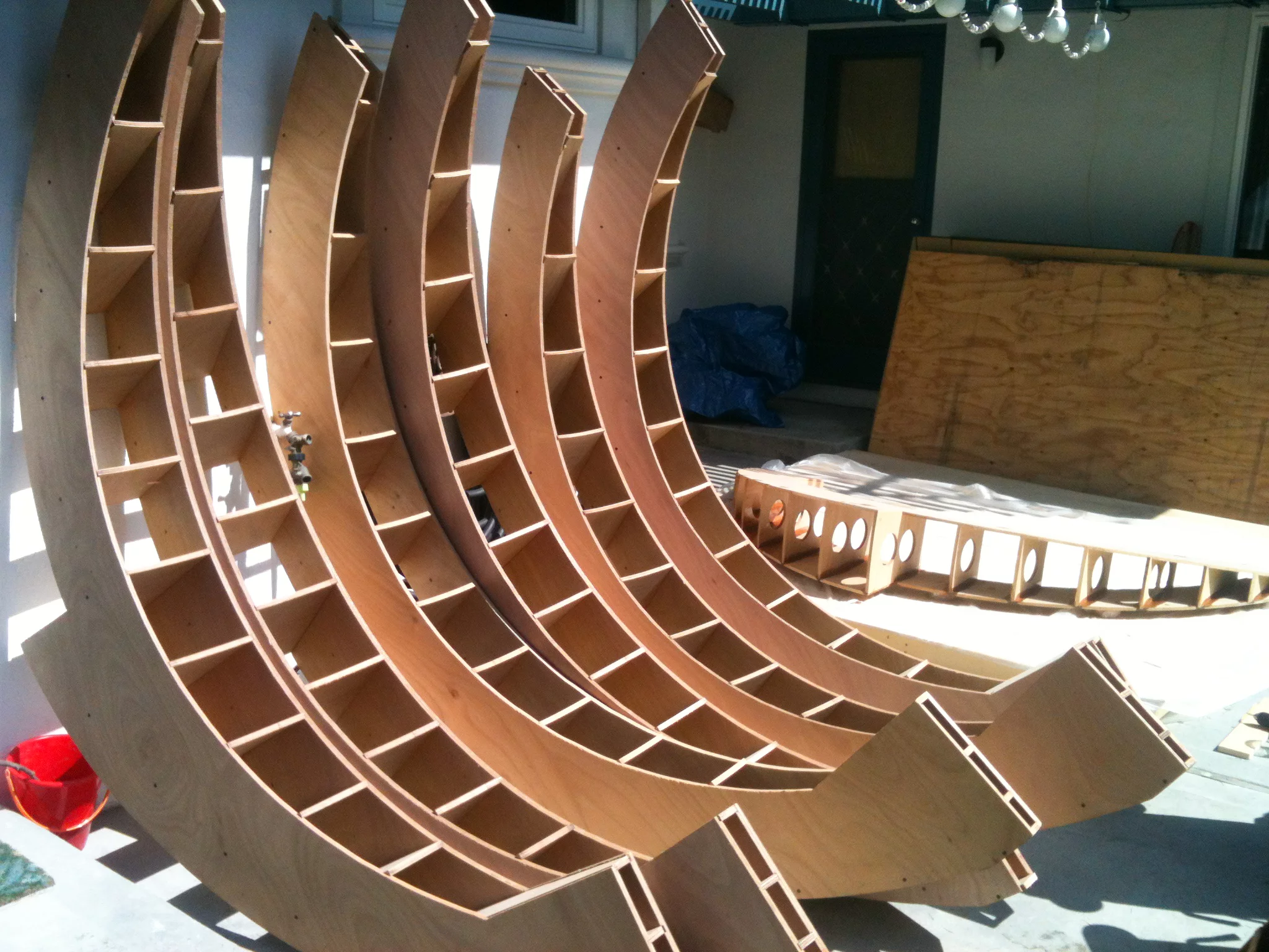 Many sections were individually assembled before being joined together (Photo: Chris Robinson)