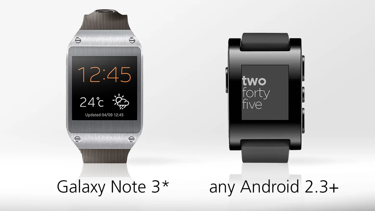 Compatibility is a major advantage for the Pebble smartwatch