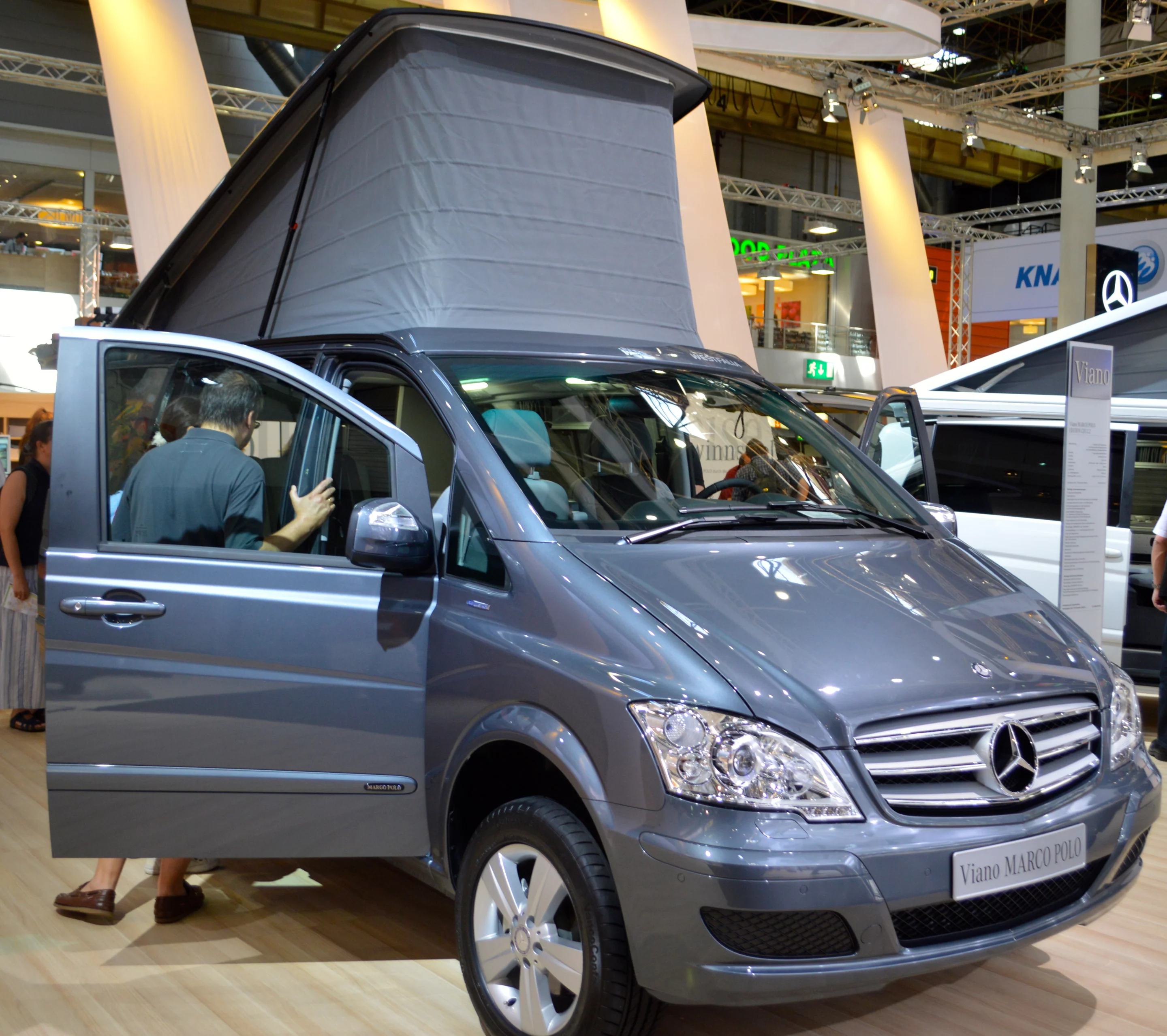 The 163-hp Marco Polo Edition CDI 2.2 here includes a 4Matic all-wheel drive for all-conditions traction