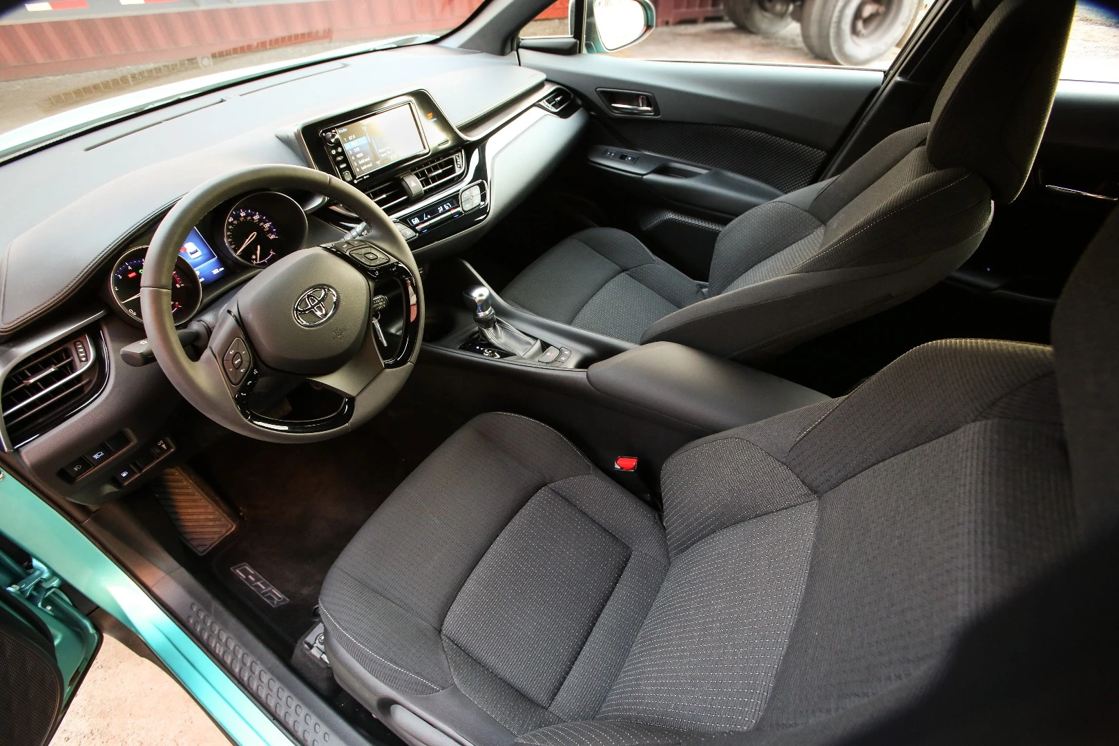 The 2018 Toyota C-HR is very comfortable inside, especially for the driver and front passenger, and though noise levels are high at highway speeds, it's no worse than most other entry-level compact vehicles