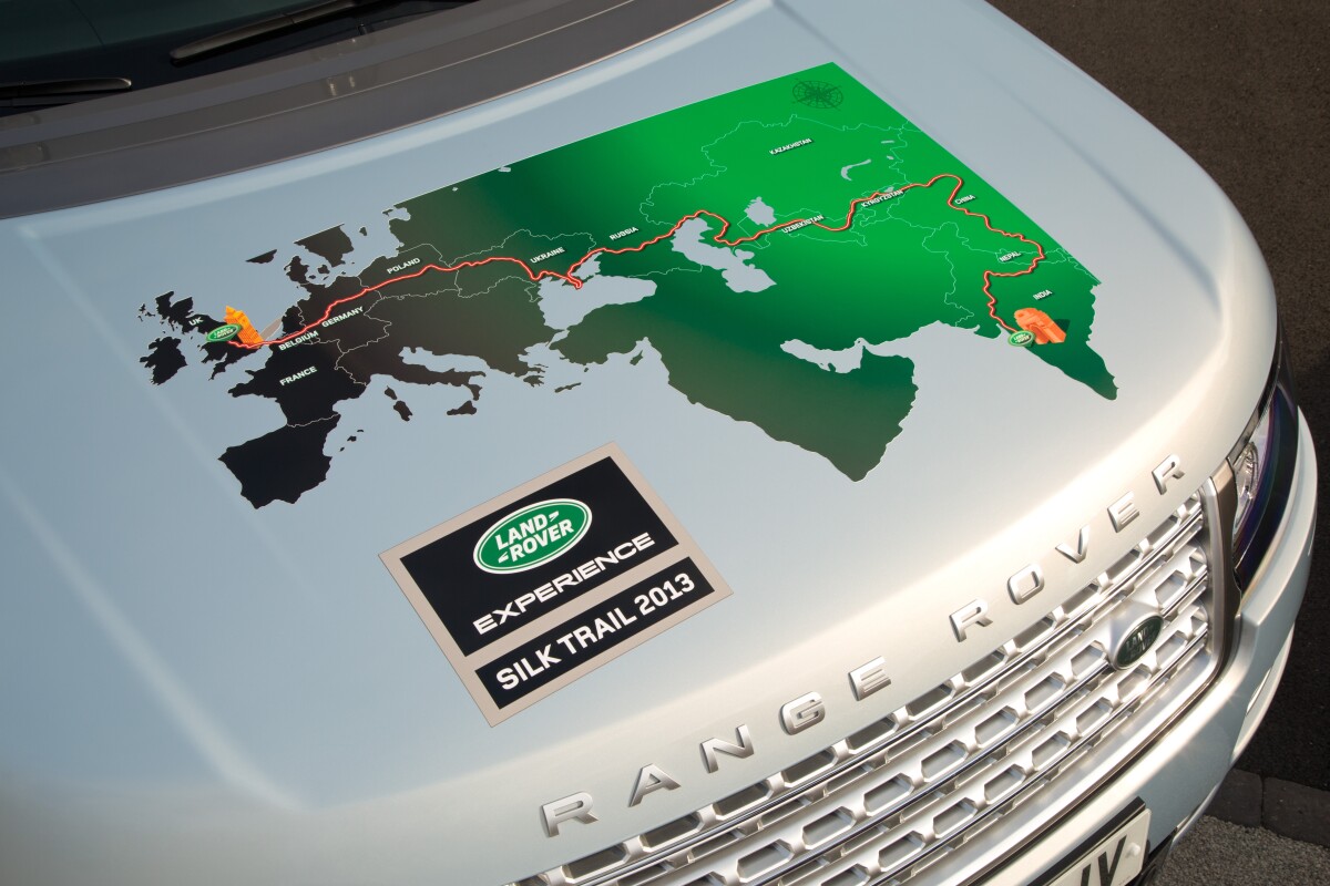 Land Rover crossed through 13 countries in two continents