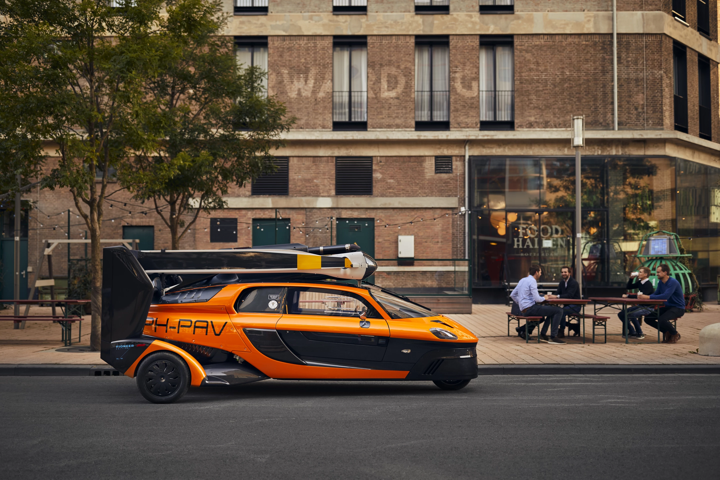 The Pal-V Liberty: certainly a unique sight on the street