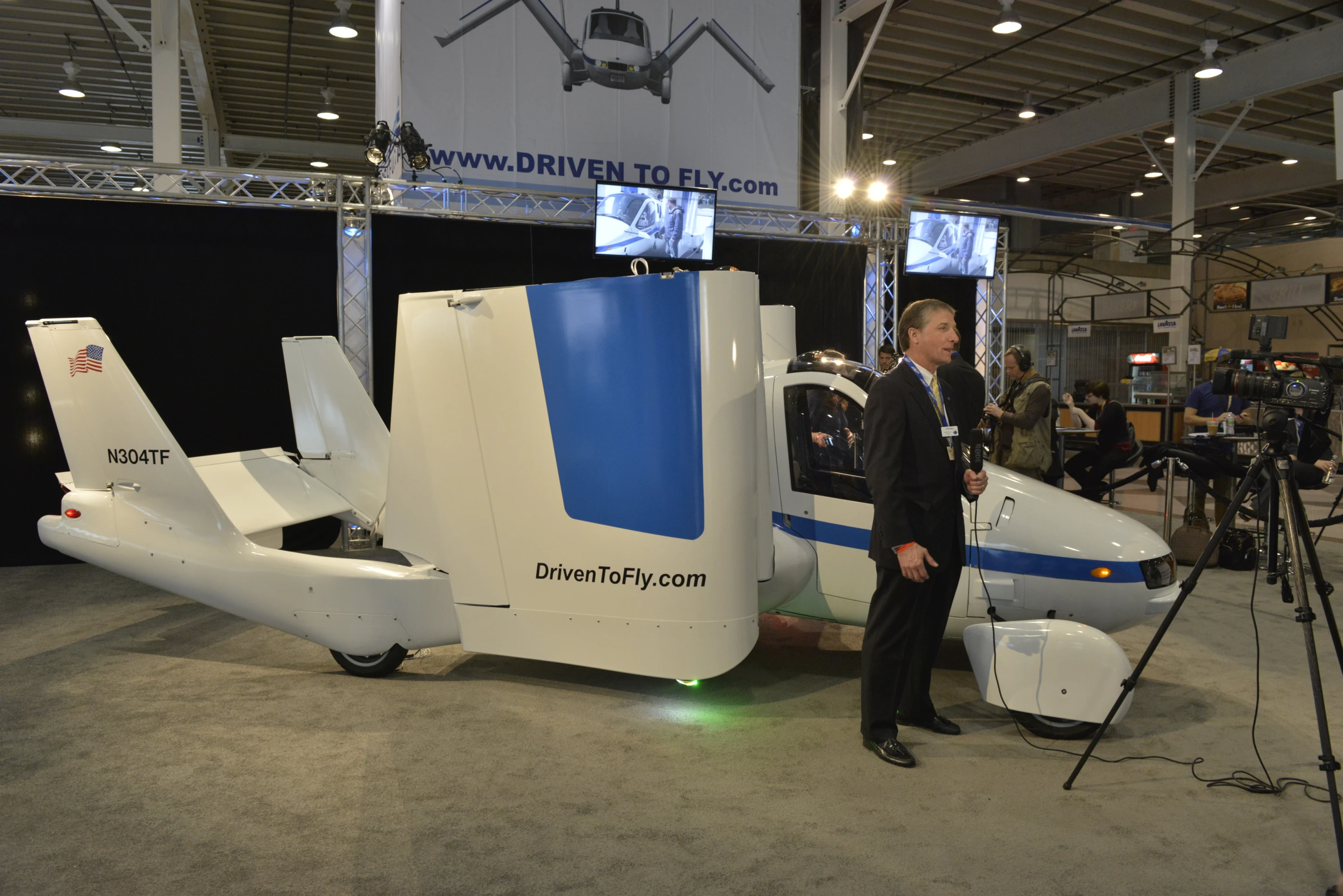 The Terrafugia Transition at the 2012 New York International Auto Show