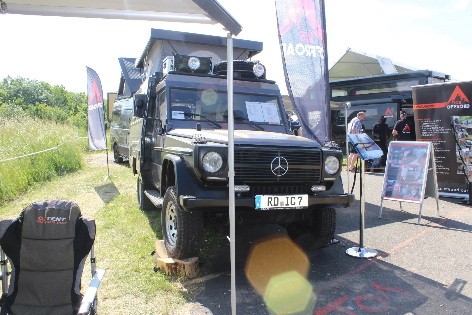 The ICS Offroad G 4x4 wore a sticker of €78,451, which was marked down to a show price of €70,500