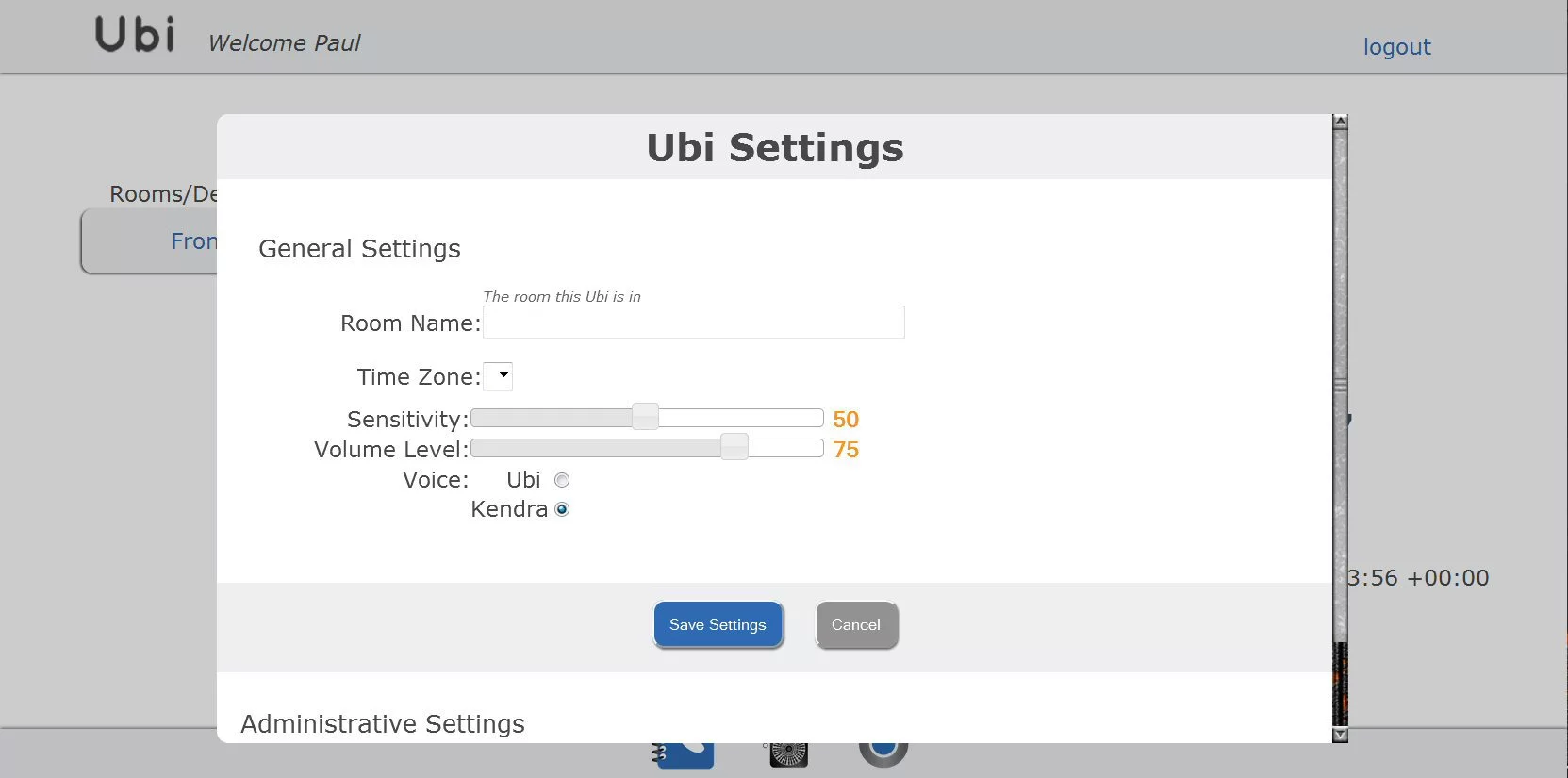 Ubi currently offer two female voices to chat to