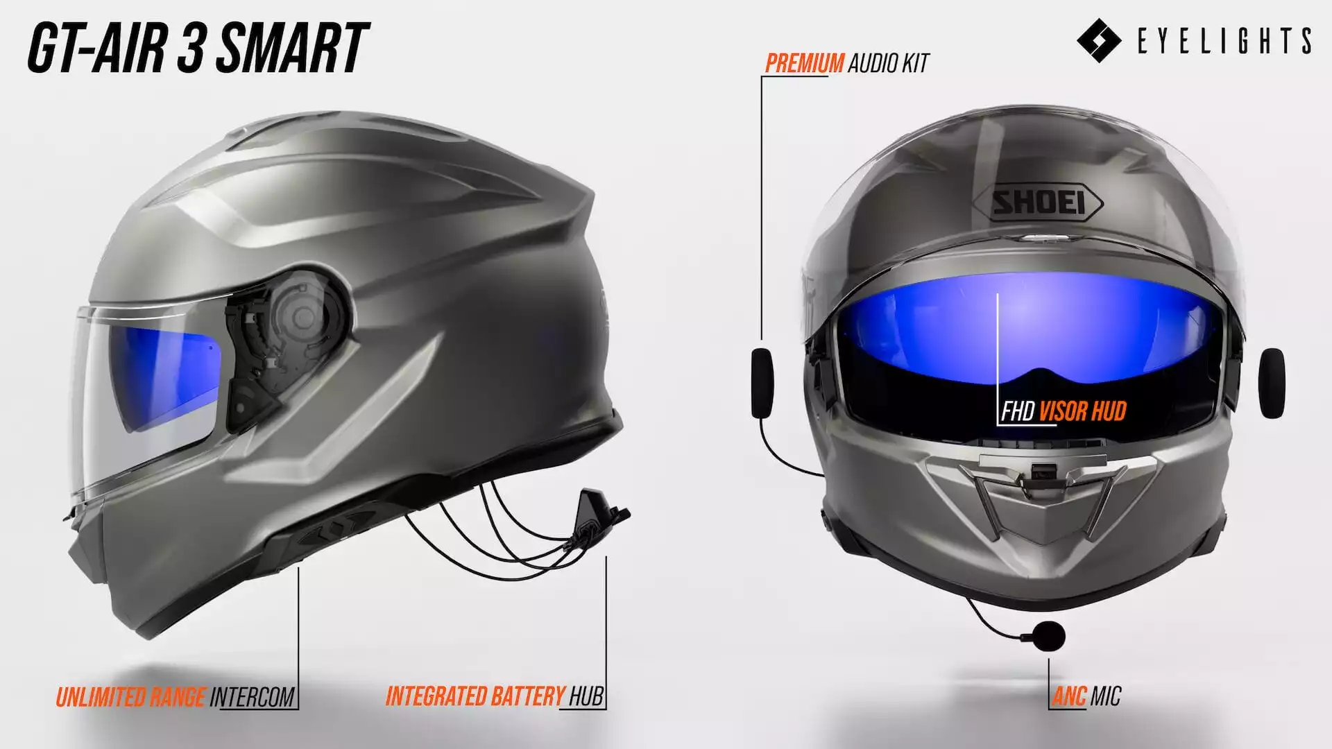 Shoei debuts world's first helmet with integrated augmented reality Shoei debuts world's first helmet with integrated augmented reality