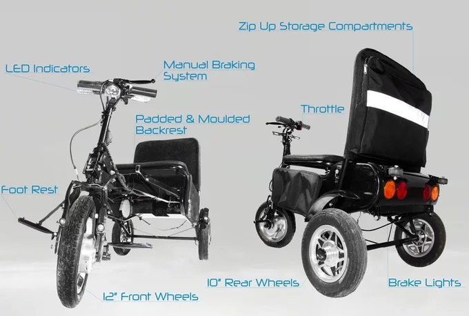 eFoldi collapsible e-scooter