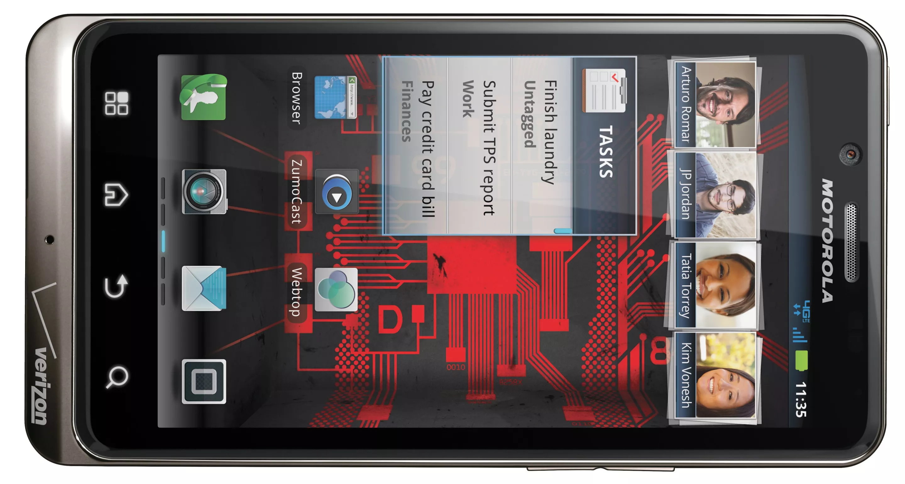 The Motorola Droid Bionic smartphone will be available to consumers starting tomorrow