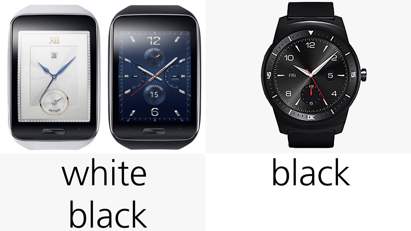 Color options (at least at launch)
