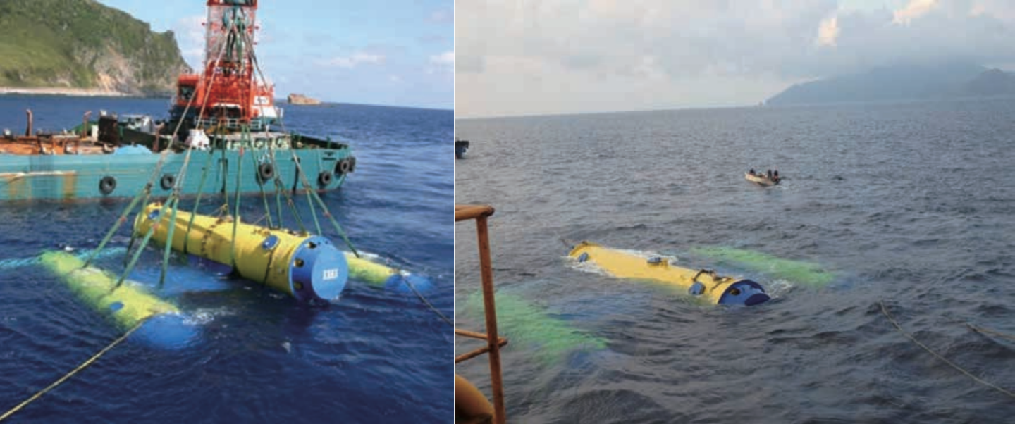 IHI and NEDO deployed Kairyu back in 2017, testing it first while pulling it behind a ship, and then anchoring it to the ocean floor