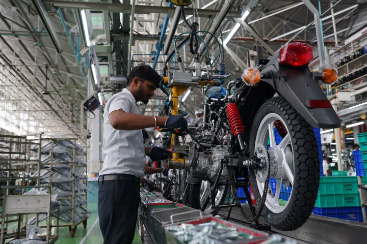 TVS' workforce consist of a 20% female workforce and 3% differently abled workers.