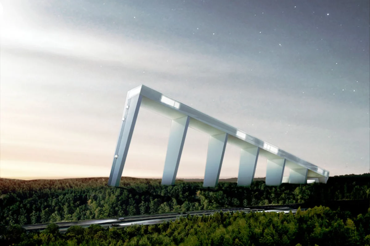 The spectacular Skipark 360 - set to be the largest indoor ski resort in the world (image from skipark360)