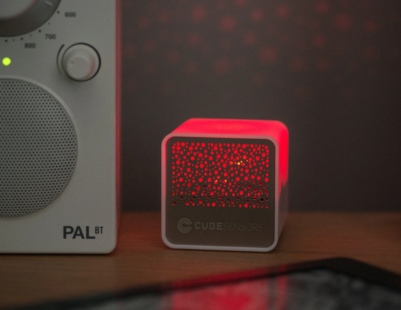 Once in place CubeSensors use an array of sensors to monitor aspects of the environment including air quality, temperature, humidity, temperature, noise, light and pressure