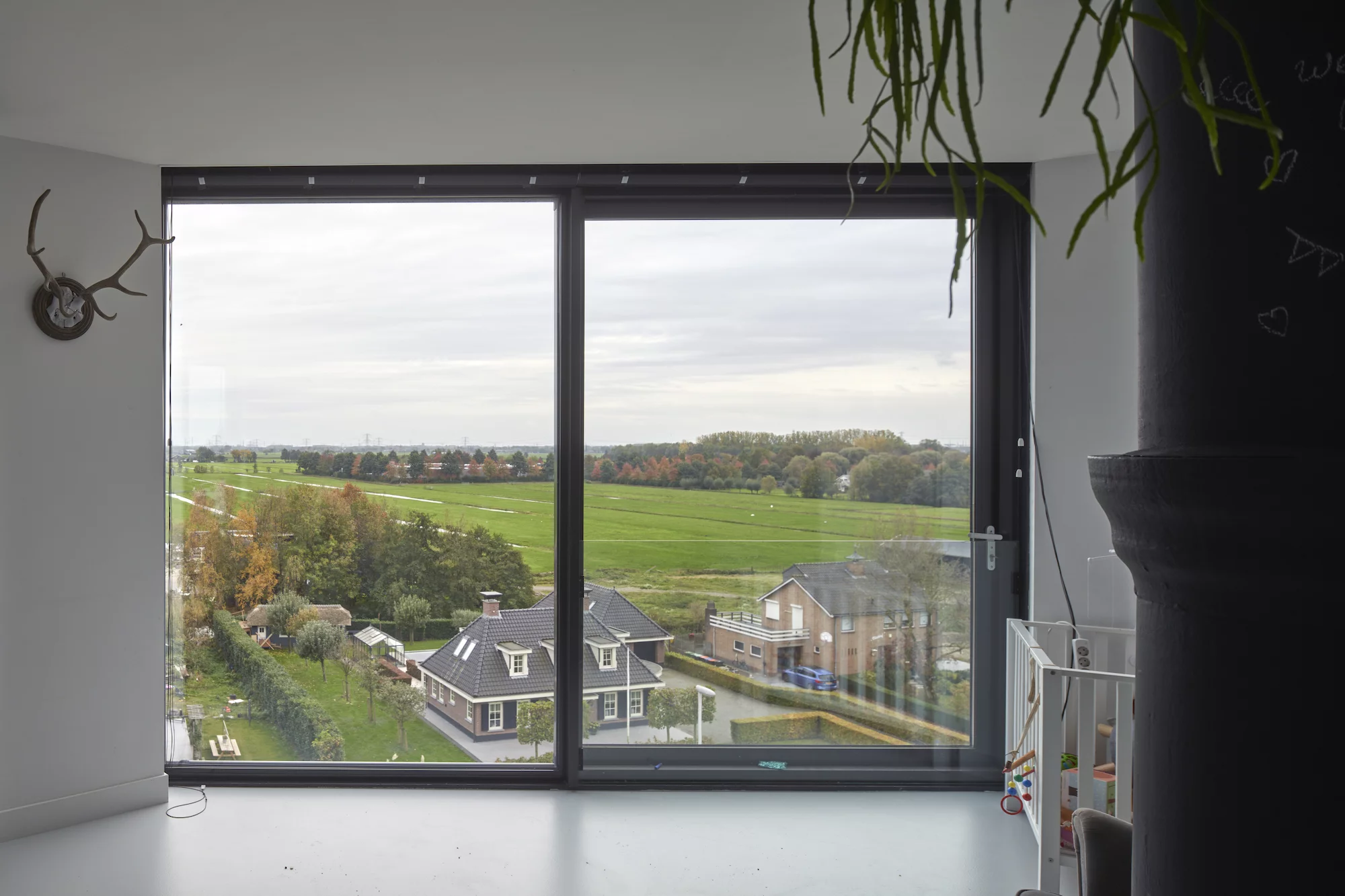 Transformation Watertower Nieuw Lekkerland features generous glazing to frame views of the surrounding countryside