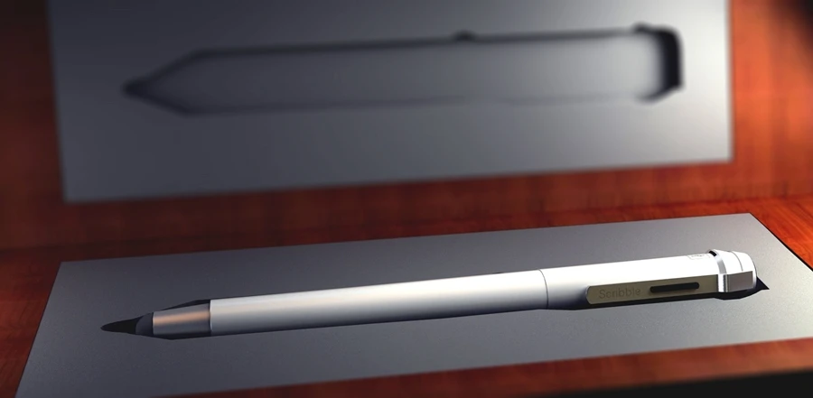 The Scribble Stylus version of the device allows users to scan colors and use them on a mobile device