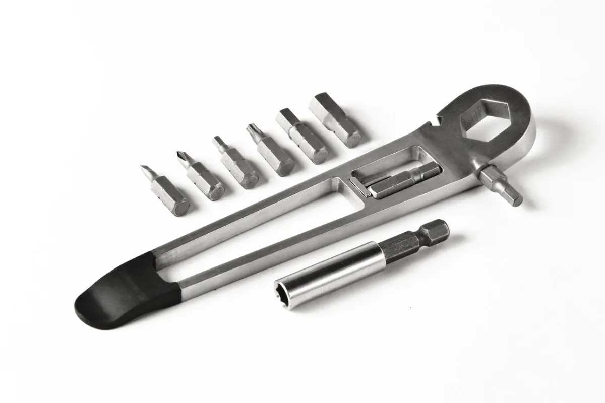 The Nutter is a cycling multi-tool that's combined with a tire lever