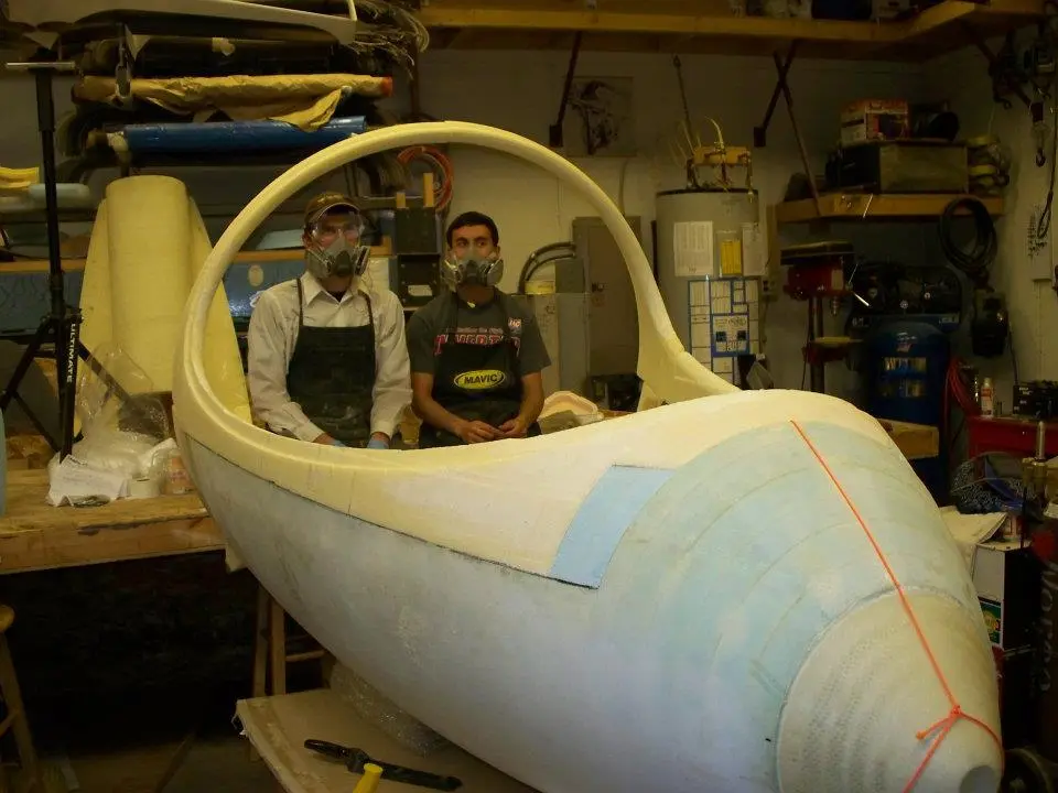 John McGinnis is building a five-seat prototype with the help of family members and volunteers