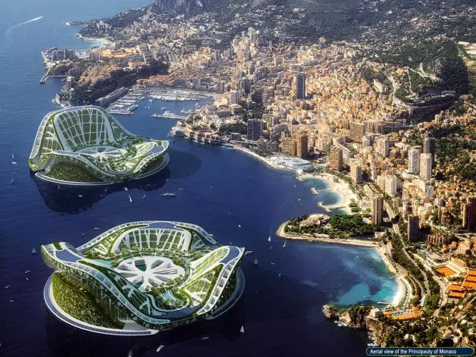 From iconic architect Vincent Callebaut, this project from 2013 called Lilypad proposes self-sufficient floating cities that can produce their own energy