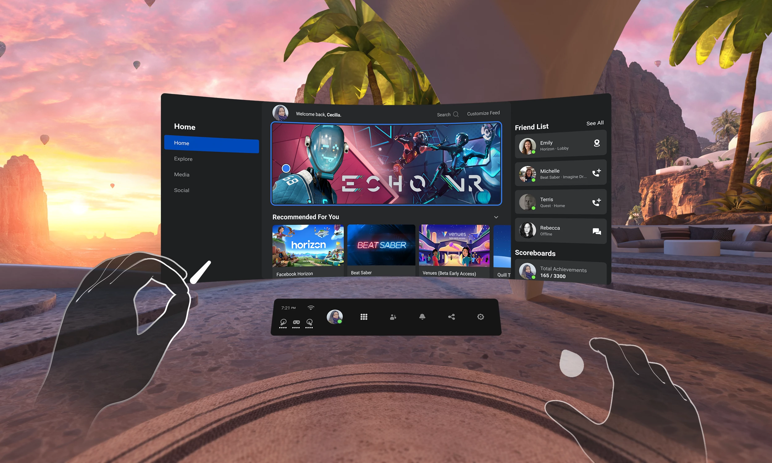 Hand-tracking will play an even greater role in the Quest 2's control schemes