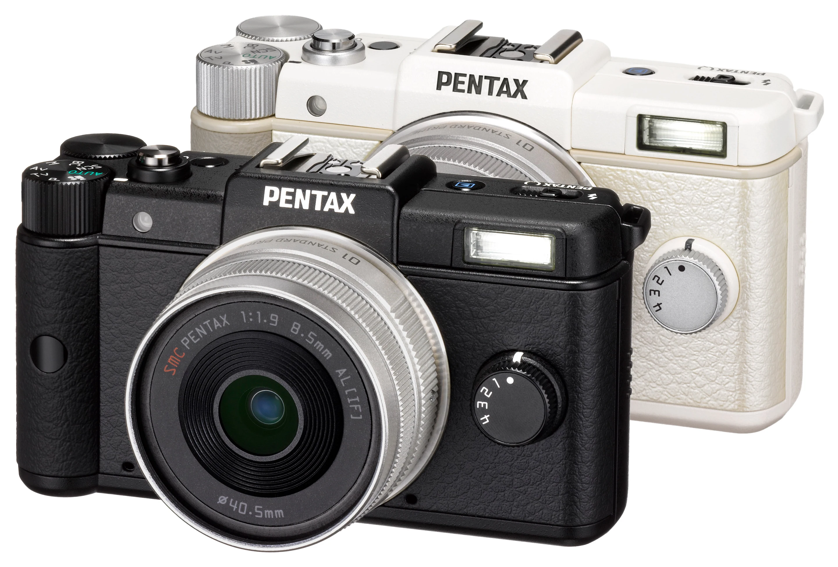 The Pentax Q camera has pocket-sized dimensions of 3.9 x 2.3 x 1.2-inches and tips the scales at a lightweight 7.1 ounces