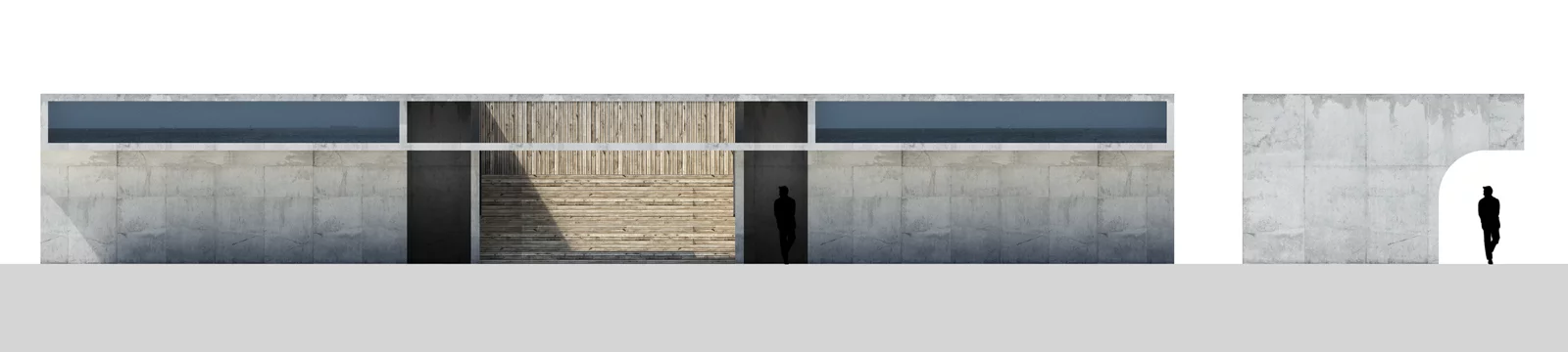 Architectural drawing of the Seaside Periscope (Image: Adam Wierciński Architekt)