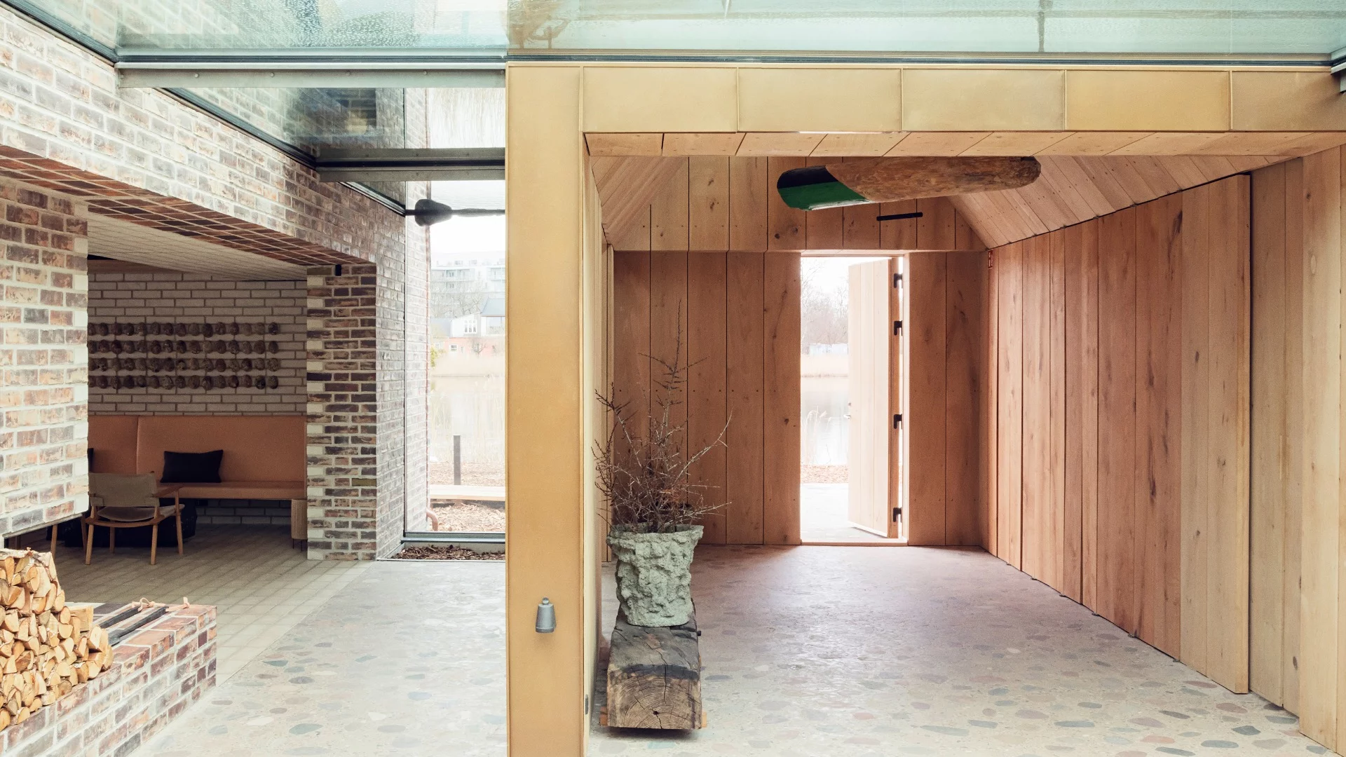 The noma restaurant incorporates a former military warehouse previously used to store mines for the Royal Danish Navy