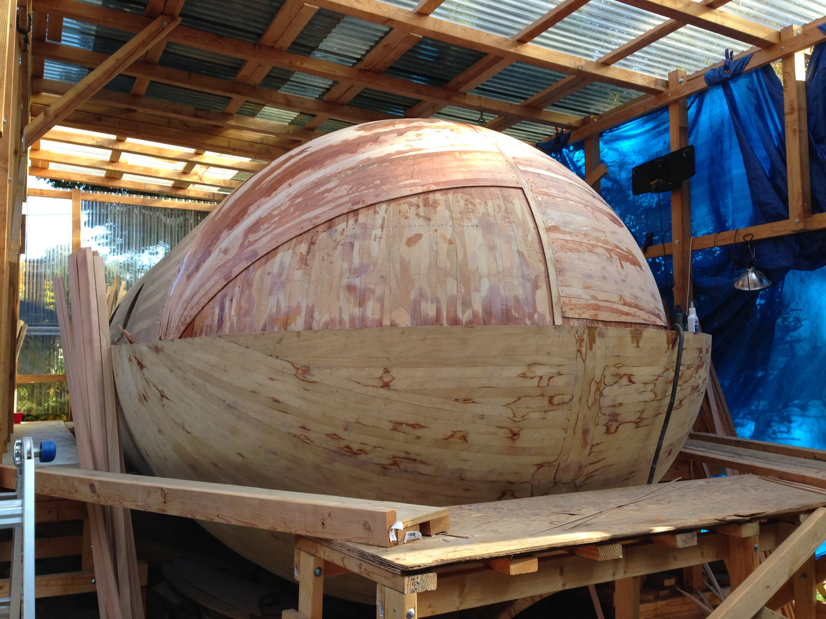 The exterior beginning to take shape (Photo: Chris Robinson)