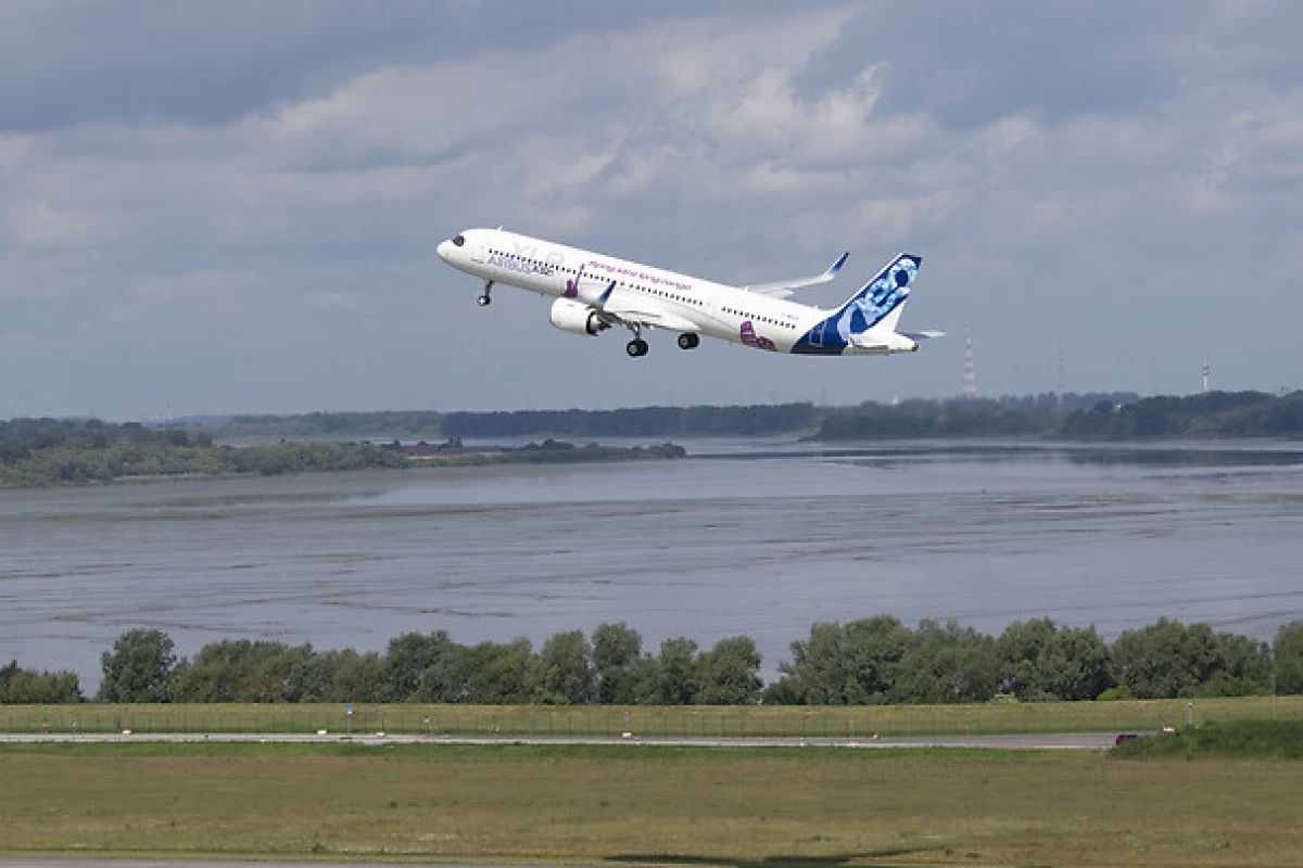 The Airbus A321XLR takes to the air for the first time