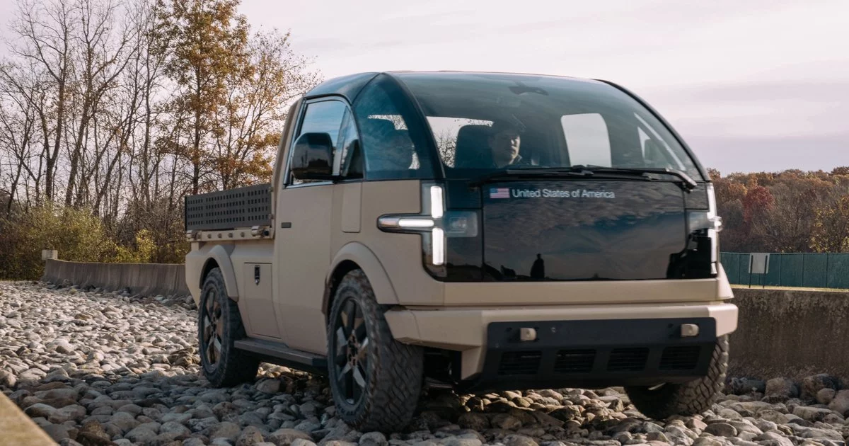 Canoo has developed an electric tactical vehicle for the US Army