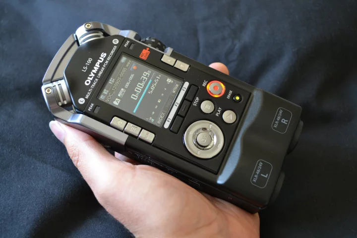 Spending some hands-on time with the Olympus LS-100 Multi-Track Linear PCM recorder