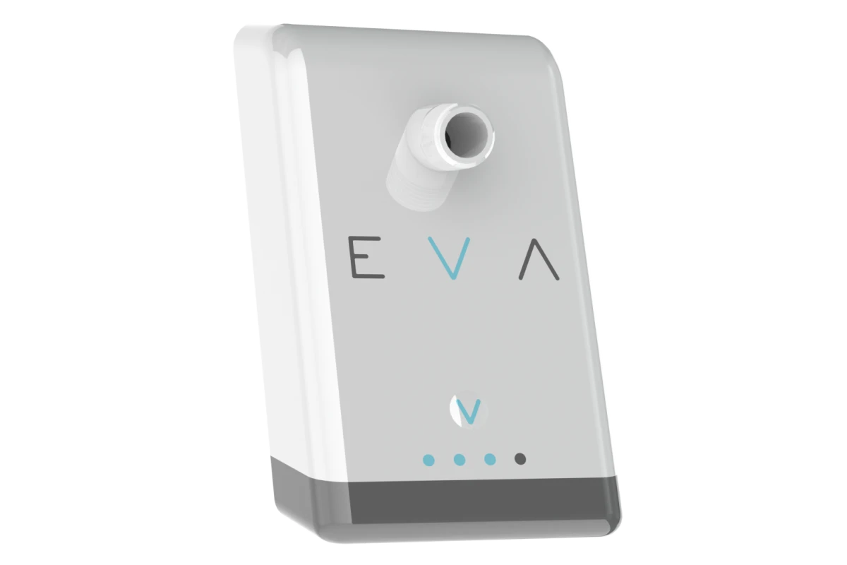 Eva aims to cut shower water consumption by regulating water flow and encouraging good water-saving habits