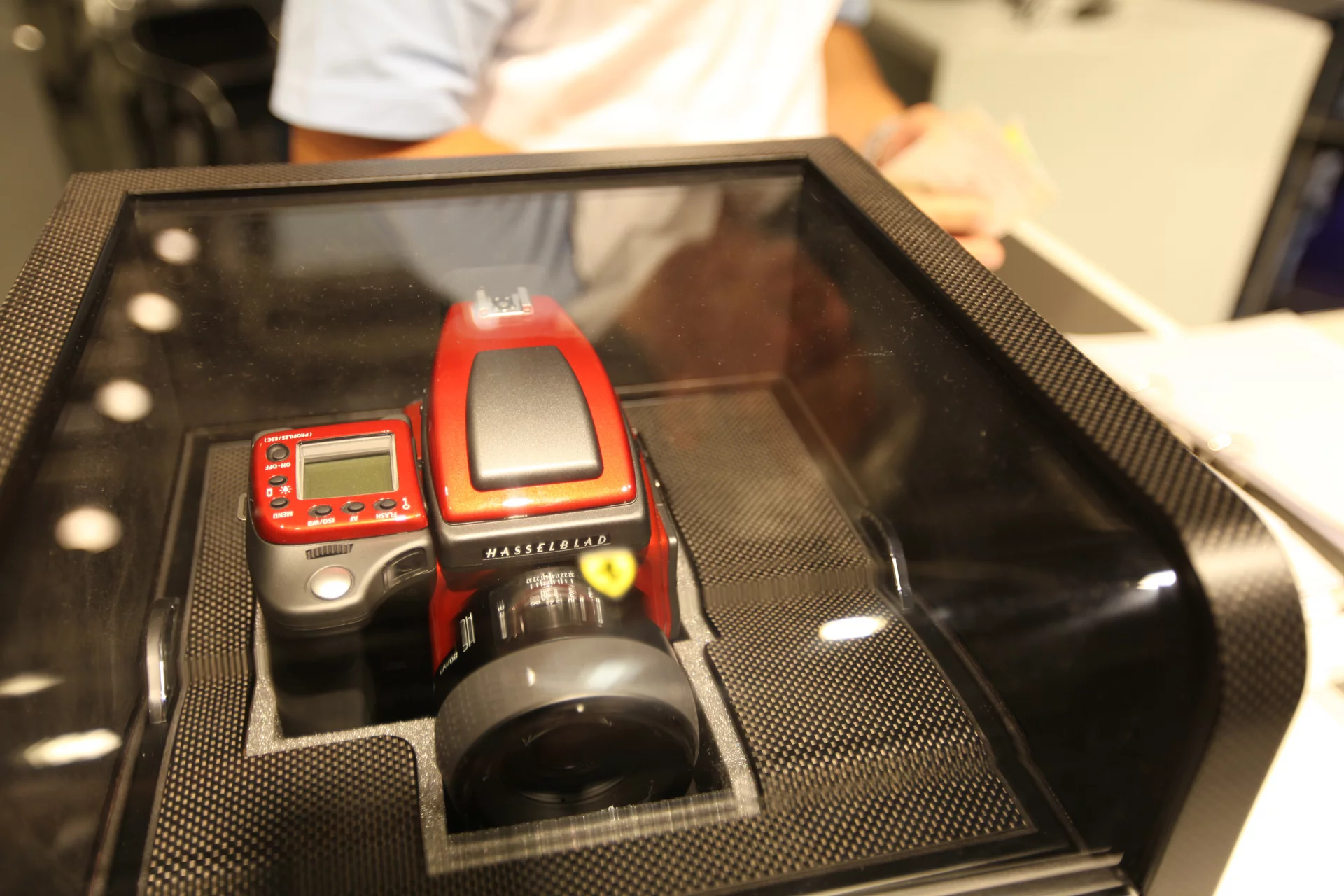 The Hasselblad Limited H4D Ferrari Edition and display case