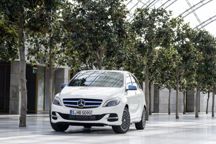 The B-Class Electric Drive draws on Mercedes' experience with the SLS Electric Drive