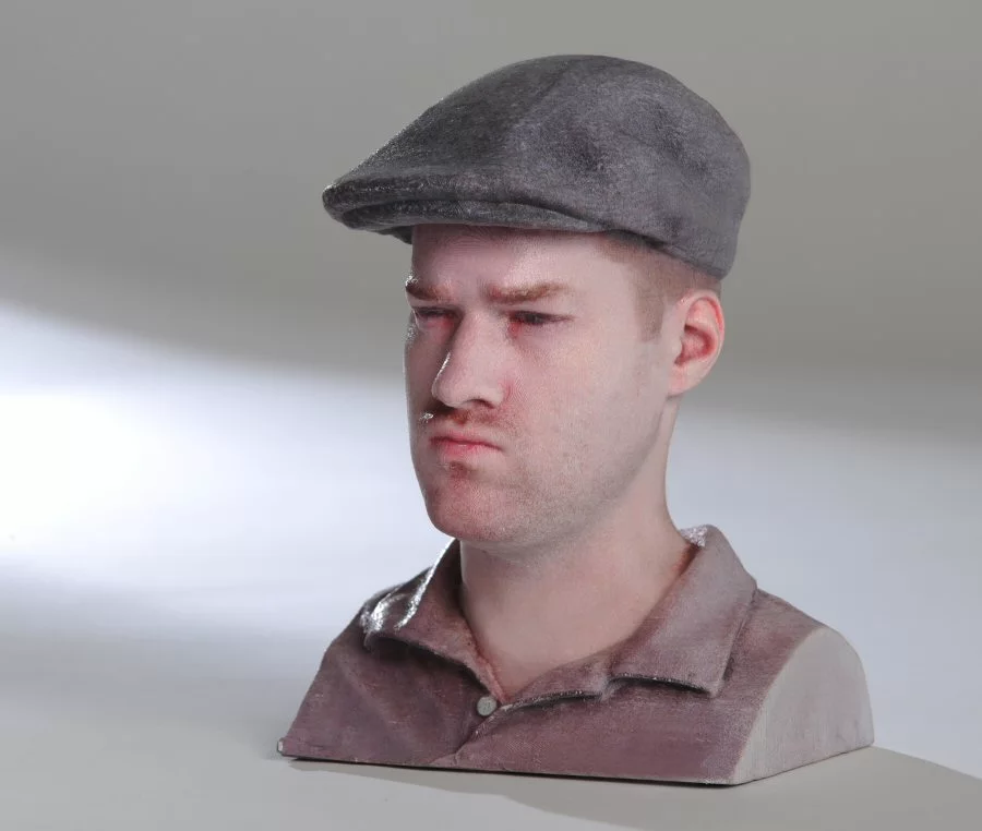 Full color printed model from the Mcor IRIS machine