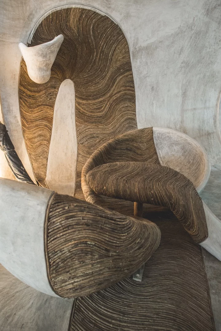 Azulik Uh May's design is influenced by Mayan art and looks very abstract