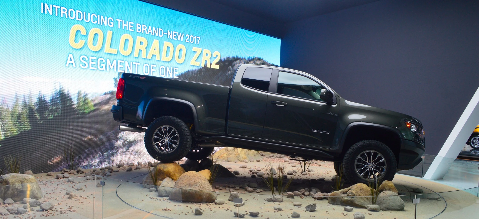 The ZR2 Chevy Colorado package brings an upgraded off-road suspension, front and rear differential lockers and more