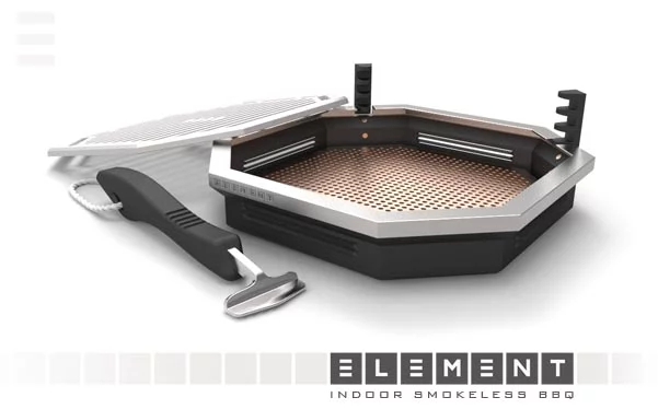 You can easily remove and replace the lava rocks and clean out the Element