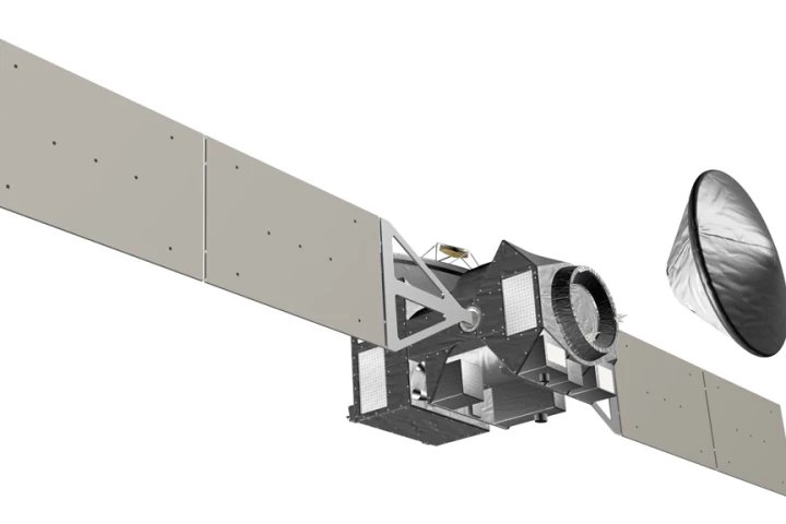 An artist's impression of the ESA/NASA ExoMars Trace Gas Orbiter (Image: ESA)