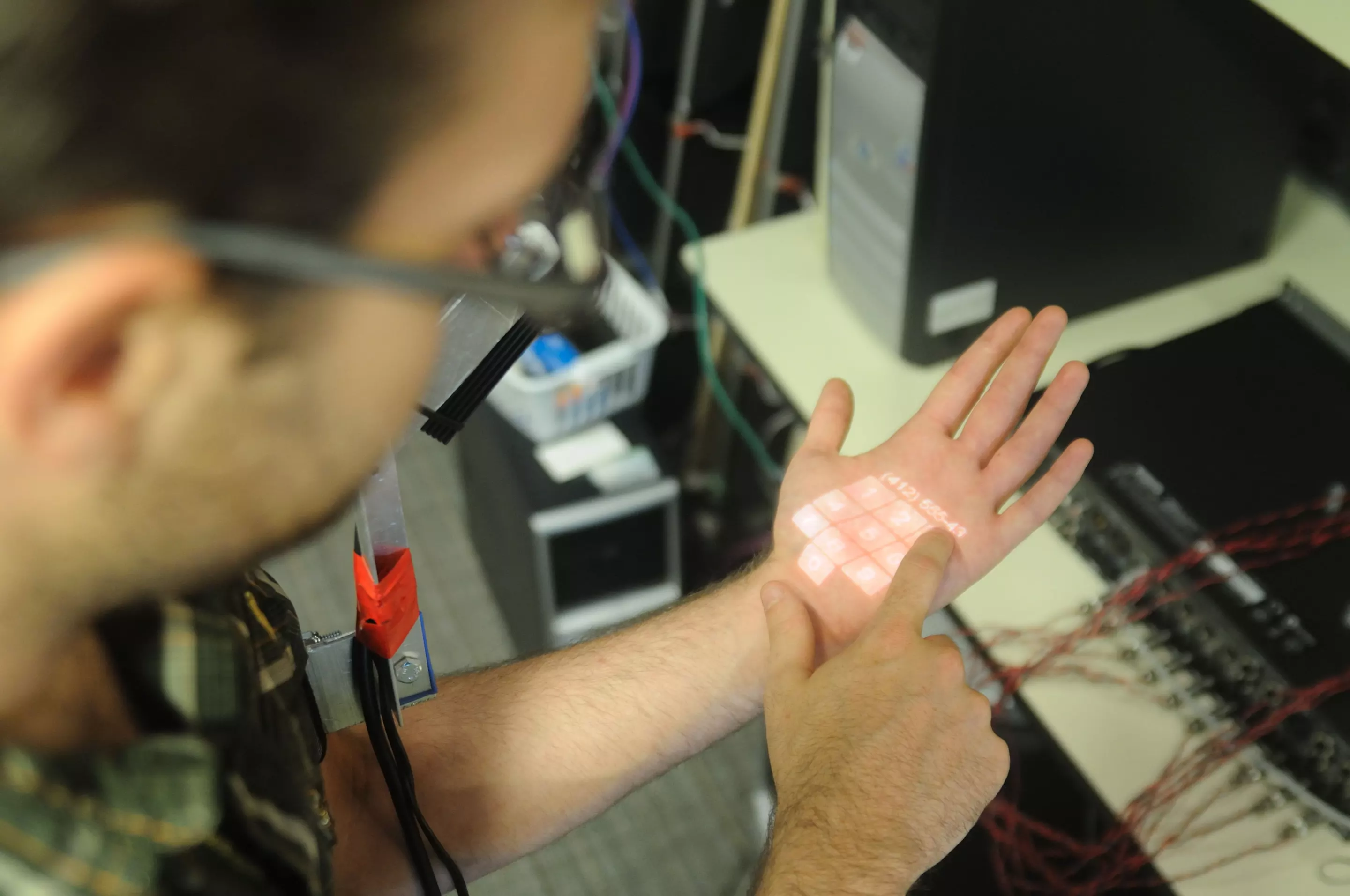 Skinput gives you computer functionality literally at your fingertips