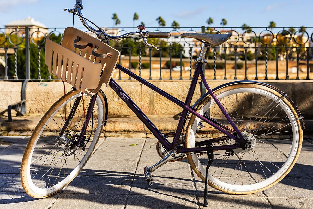 Swedish urban bike made out of recycled coffee pods