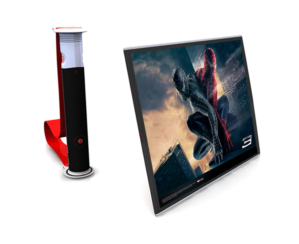 The Rolltop concept in display monitor mode