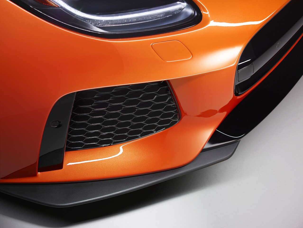 The Jaguar F-Type SVR air intake