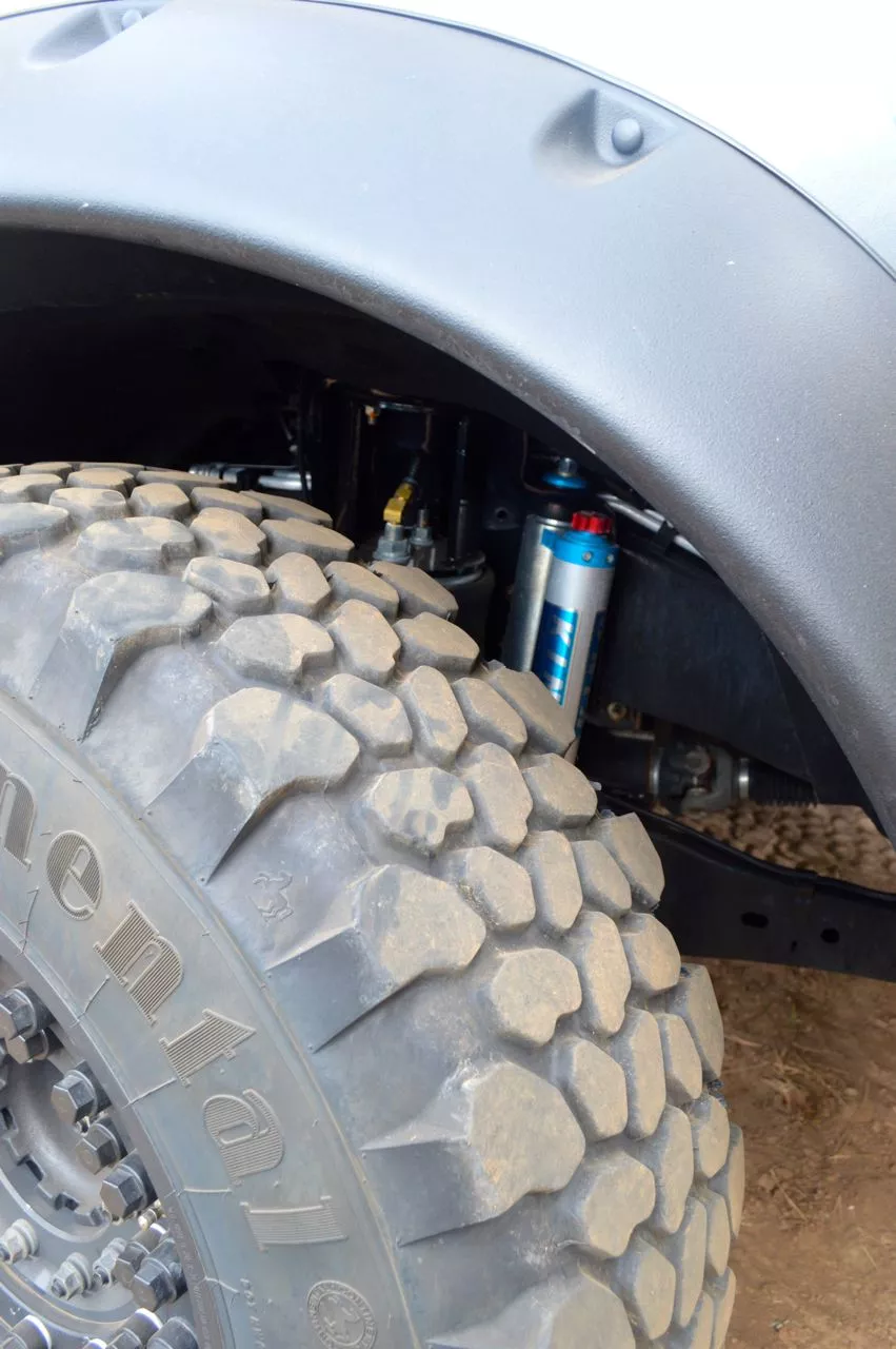 The XV-LT series has King Shocks engineered specifically for EarthRoamer and heavy duty front and rear anti-sway bars