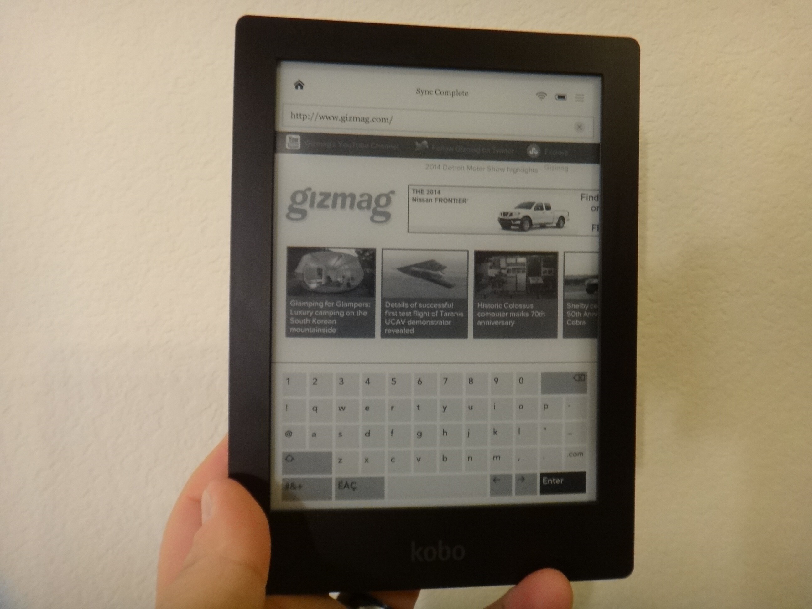 Review Kobo Aura HD ereader