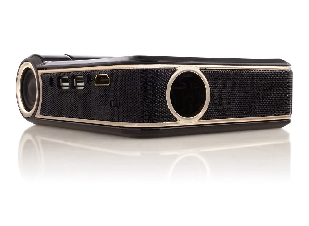 The Odin projector has one HDMI port, two USB ports and an audio out jack