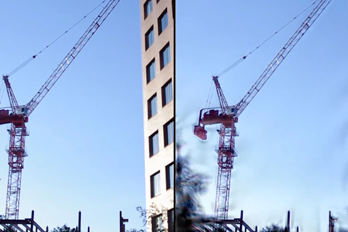 By applying a computer vision technique to high speed video footage, researchers are able to exaggerate subpixel motions, revealing tiny movements in large structures (Photo: MIT)