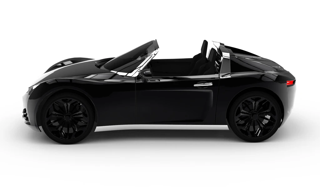 All-wheel-drive; two electric motors, mounted front and rear provide 100 kW of power to both axles