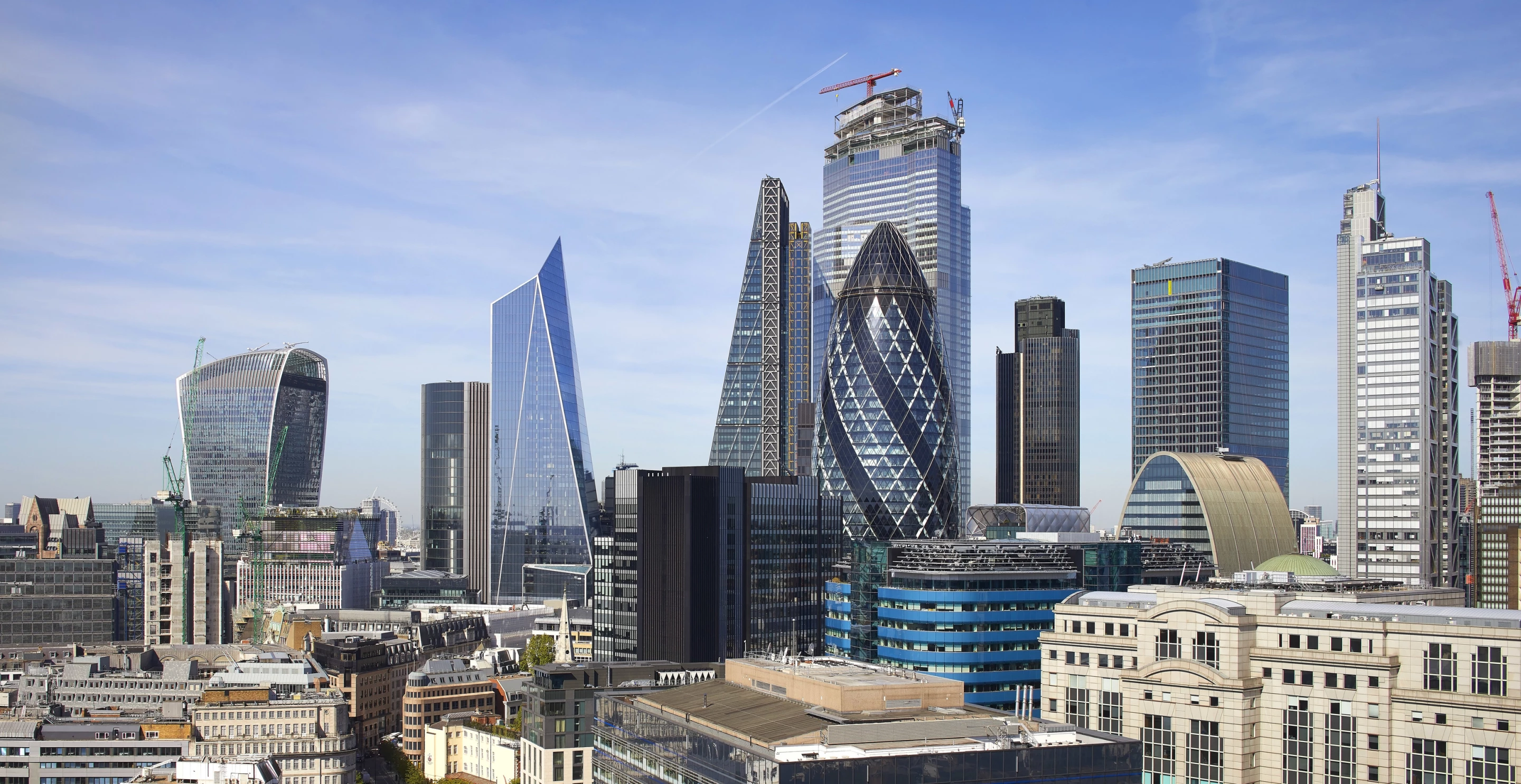 The Scalpel is located in the City of London's financial district