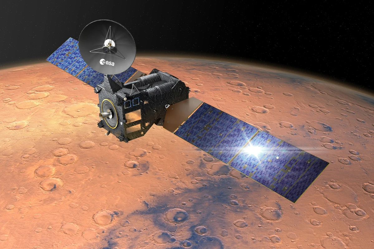 Artist's concept of the ExoMars Trace Gas Orbiter